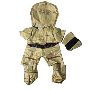Build a Bear Clothes Star Wars C-3PO Outfit Robot Gold Droid Costume Set 2010